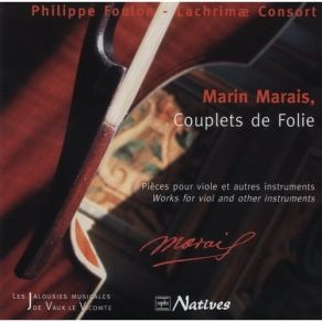 Marin Marais - Couplets De Folie - Philippe Foulon album cover
