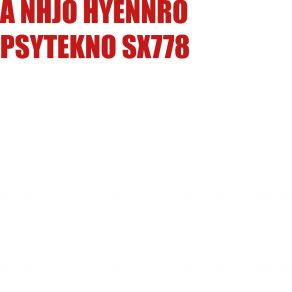 PSYTEKNO SX778 album cover