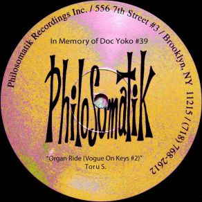 In Memory Of Doc Yoko # 39: Organ Ride album cover