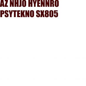 PSYTEKNO SX805 album cover