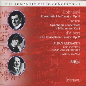 Dohnányi, Enescu & Albert: Cello Concertos album cover
