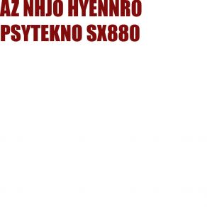 PSYTEKNO SX880 album cover