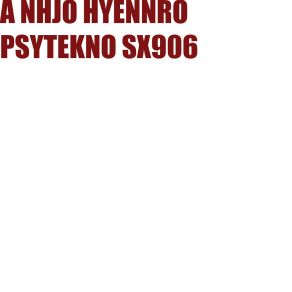 PSYTEKNO SX907 album cover