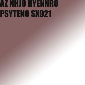 PSYTEKNO SX921 album cover