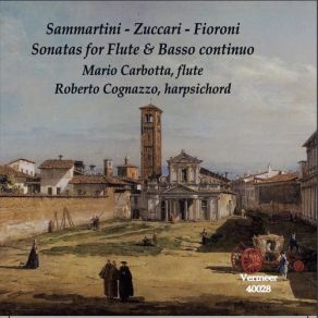 G. Sammartini, Zuccari & Fioroni: Flute Sonatas album cover