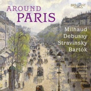 Around Paris: Milhaud, Debussy, Stravinsky, Bartók album cover