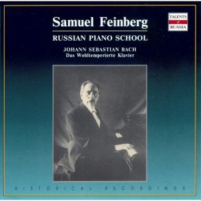 Bach - Das Wohltemperierte Klavier I - II - Samuel Feinberg album cover