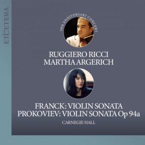 Franck & Prokofiev & Ysaye & Paganini & Bach: Violin Sonatas (Live) album cover