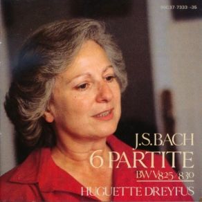 Bach - 6 Partite, BWV 825 / 830 - Huguette Dreyfus album cover