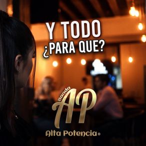¿Y Todo Para Que? album cover