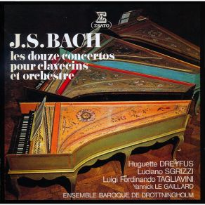 Bach - Les Douze Concertos Pour Clavecins Et Orchestre - Huguette Dreyfus album cover