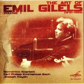 The Art Of Emil Gilels Vol. 1 album cover