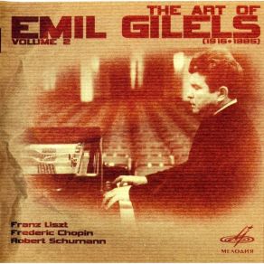 The Art Of Emil Gilels Vol. 2 album cover