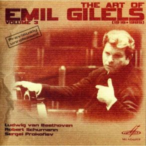 The Art Of Emil Gilels Vol. 3 album cover