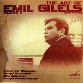 The Art Of Emil Gilels Vol. 4 album cover