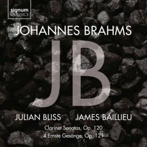 Johannes Brahms: Clarinet Sonatas Op. 120, 4 Ernste Gesänge, Op. 121 album cover