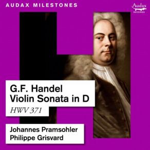 Handel: Violin Sonata In D, HWV 371 album cover
