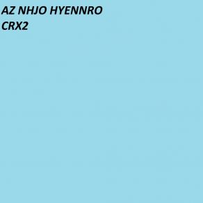 CRX2 album cover