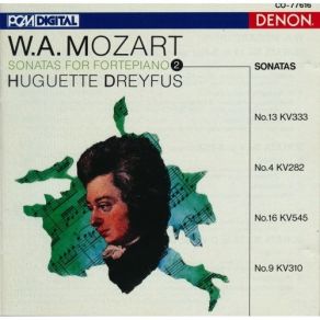 Mozart - Sonatas For Fortepiano, Vol. 2 - Huguette Dreyfus album cover