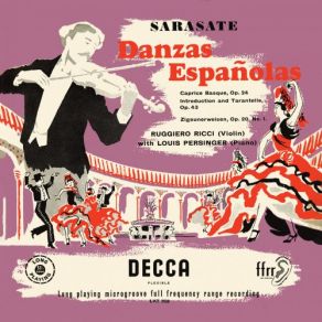 Sarasate: Danzas Españolas; Caprice Basque; Introduction Et Tarantelle; Zigeunerweisen album cover