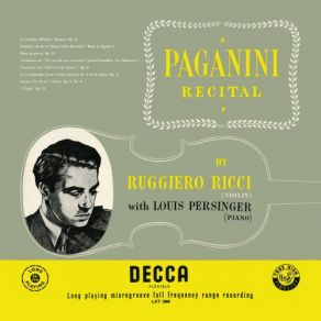A Paganini Recital album cover