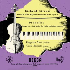 R. Strauss: Violin Sonata; Prokofiev: Violin Sonata No. 2 album cover