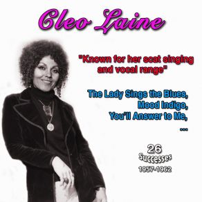 Cleo Laine: Famed For Her Scat Singing And Vocal Range " You'll Answer To Me " (26 Successes 1957-1962) album cover