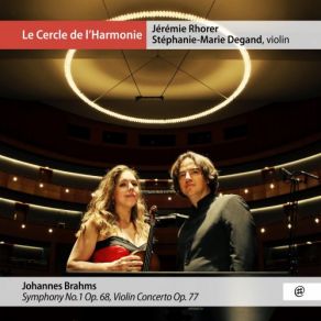 Johannes Brahms: Symphony No. 1, Op. 68, Violin Concerto, Op. 77 album cover