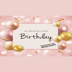 Birthday album cover