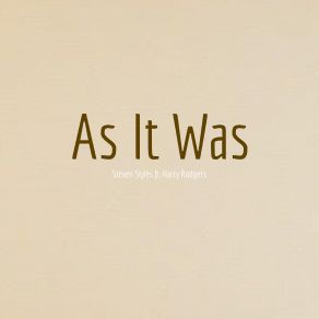 As It Was (Single) album cover