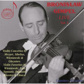 Bronislaw Gimpel, Vol. 1 (Live) album cover
