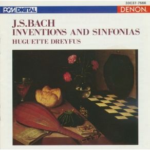 Bach - Inventions And Sinfonias - Huguette Dreyfus album cover