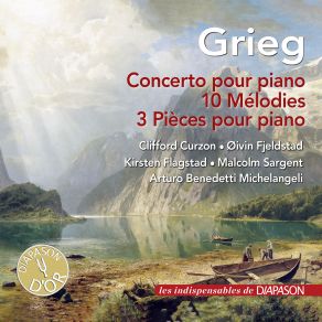 Grieg: Concerto Pour Piano, 10 Mélodies & 3 Pièces Pour Piano (Les Indispensables De Diapason) album cover
