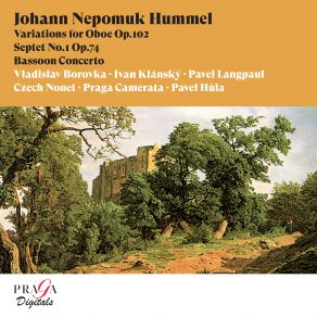 Johann Nepomuk Hummel Variations For Oboe, Septet No. 1, Bassoon Concerto album cover