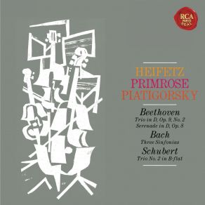 Heifetz, Primrose And Piatigorksy: The String Trio Collection album cover