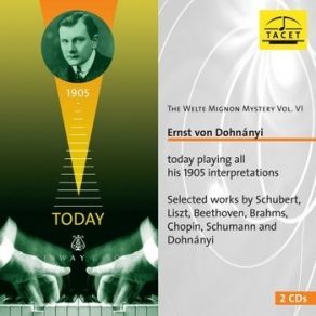 The Welte-Mignon Mystery Vol. 06 [0145-0] - Ernst Von Dohnanyi album cover