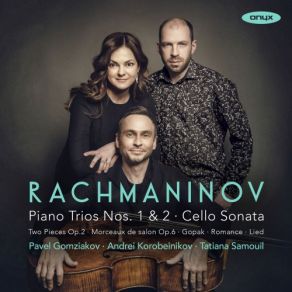 Rachmaninoff: Piano Trios Nos 1 & 2 album cover
