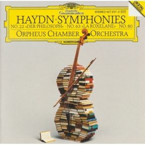 Haydn - Symphonies Nos. 22, 63 & 80 - Orpheus Chamber Orchestra album cover
