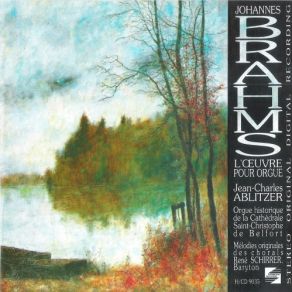 Jean-Charles Ablitzer - Brahms - Complete Organ Works album cover
