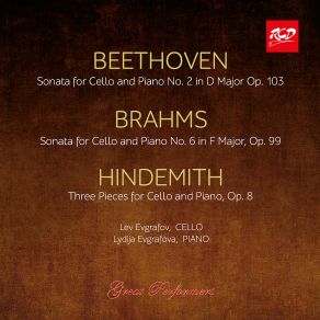 Lev Evgrafov (Cello) And Lydija Evgrafova (Piano) Plays Beethoven, Brahms And Hindemith album cover