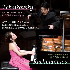Ayako Uehara Tchaikovsky & Rachmaninoff 2 Great Piano Concerto Live album cover