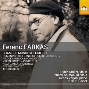 Ferenc Farkas: Chamber Music, Vol. Six album cover