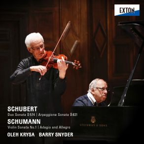 Schubert, Schumann Works For Violin, Viola And Piano album cover