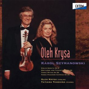 Szymanowski: Violin Works album cover