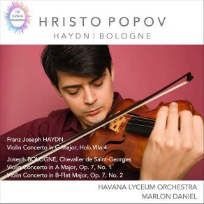 Hristo Popov Plays Haydn And Bologne Violin Concertos album cover