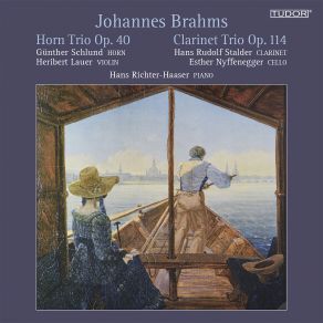 JOHANNES BRAHMS: Trio For Horn, Violin And Piano, Op. 40 · Trio For Clarinet, Cello And Piano, Op. 114 album cover