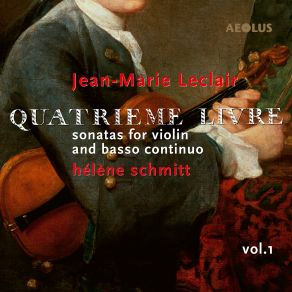 Jean-Marie Leclair: Quatrième Livre Vol. 1 album cover