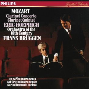 Mozart - Clarinet Concerto, Clarinet Quintet - Hoeprich, Brüggen album cover