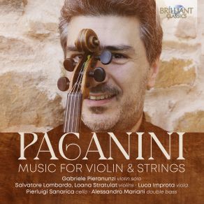 Paganini: Music For Violin & Strings album cover
