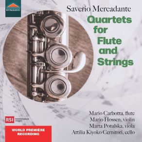 Mercadante: Quartets For Flute & Strings (Instrumental) album cover